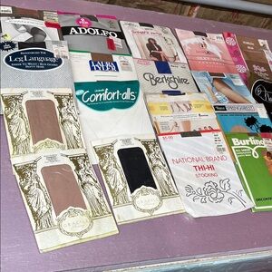 Vintage Lot of 19 Pantyhose Stockings